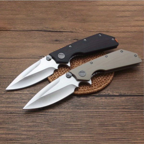 DOC Black G10 Handle Bearing Folding EDC Multi Purpose Tools Outdoor Camping Fishing Cutting Tools Equipment