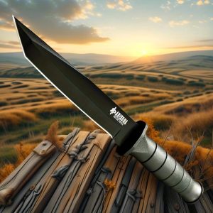 1 Knife, High-quality Outdoor Knife, Fixed Blade, Camping Knife, Straight Knife, High Hardness Portable Knife, Used For Hiking, Mountaineering Exploration, Survival, Camping Supplies, Outdoor Activity Knife, Men's Gift, With K Sheath