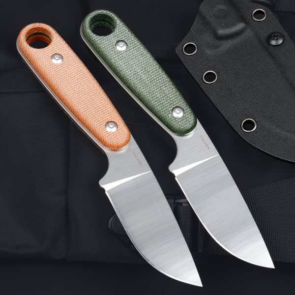 14c28n Hardened Outdoor Camping Tactical Straight Knife +K Sheath, Jungle Kitchen Knife, Straight Knife, EDC tool knife